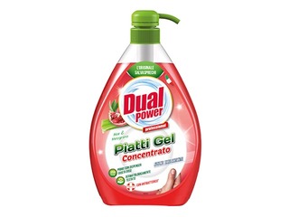 Dishwashing liquid, Dual Power Aloe & Pomegranate, concentrate, 1L