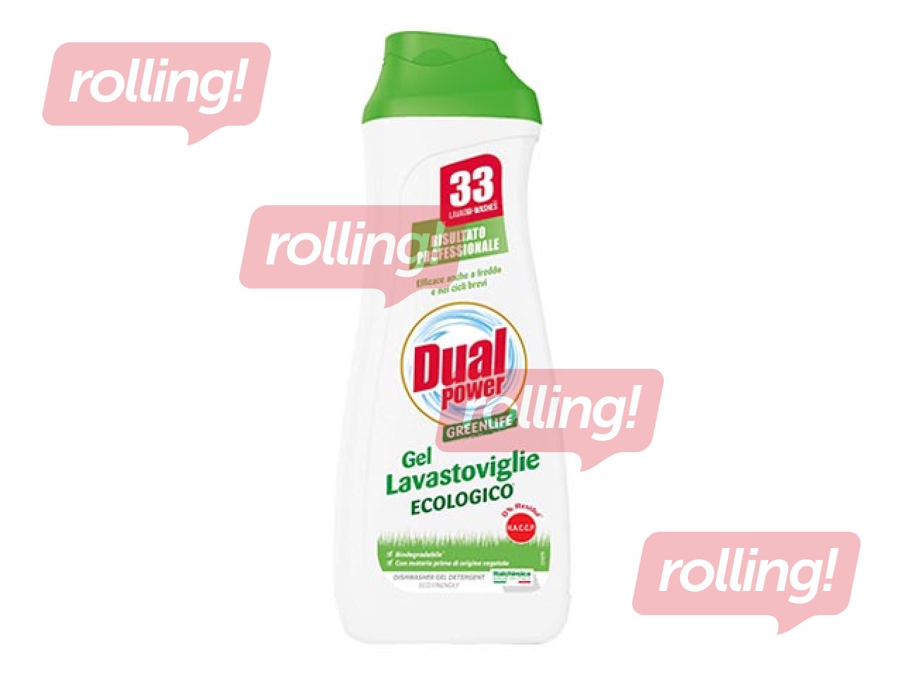 Trauku mazgāšanas līdzeklis Dual Power Eco, 660ml