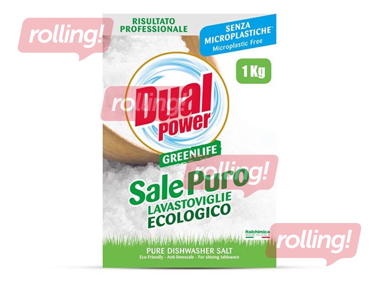 Ekoloģiskā sāls trauku mašīnām Dual Power Greenlife Sale Puro, 1kg