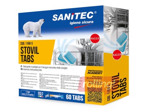 Tablets for the dishwasher, Sanitec Stovil Tabs, 60 pcs