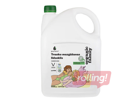 Trauku mazgāšanas līdzeklis Purenn ar mellenēm un laimu, 5l