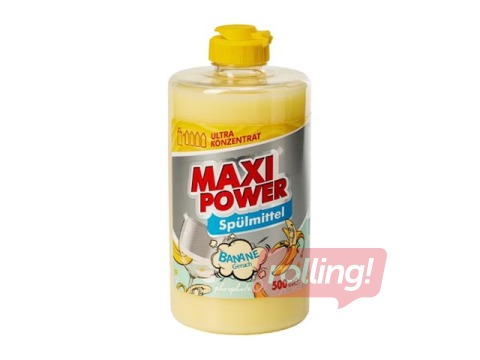 Dishwashing gel Maxi Power, Banana, concentrated, 500ml