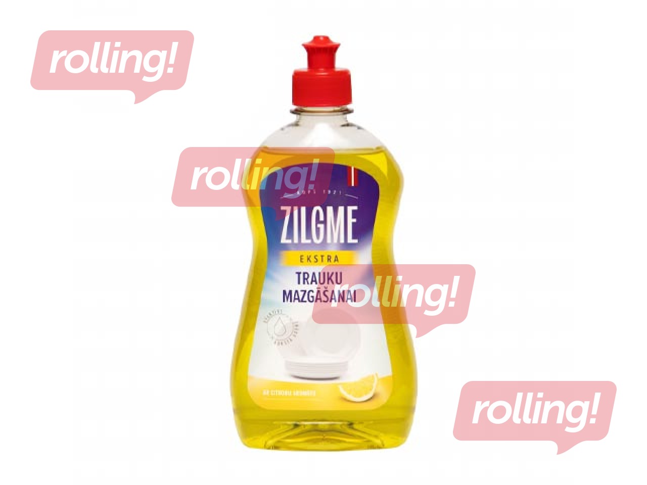 Dishwashing liquid Zilgme, Ekstra, with lemon scent, 450ml