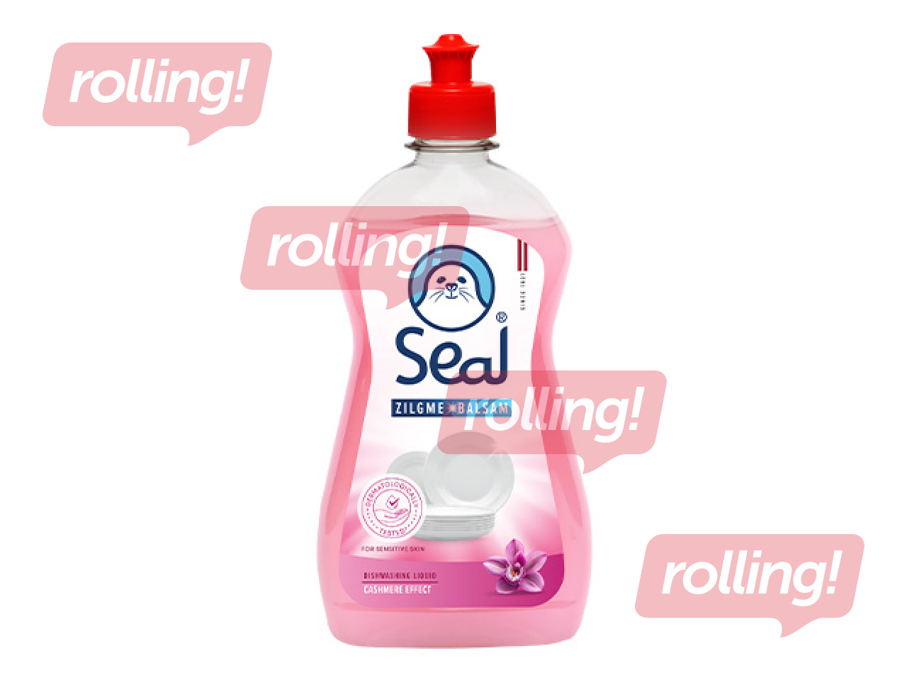 Dishwashing liquid Zilgme, balm with orchid scent, 500ml