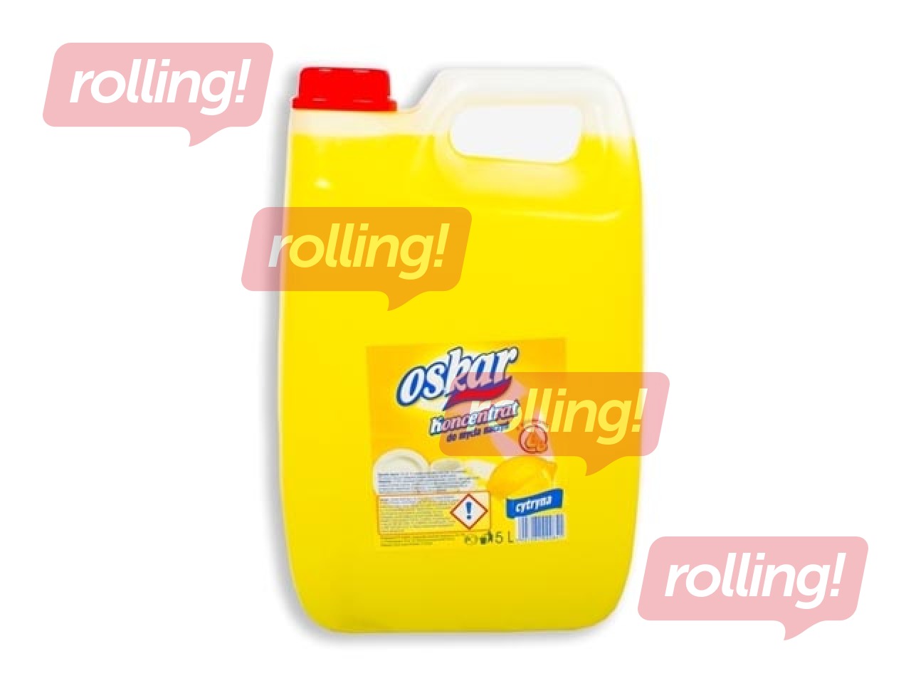 Trauku mazgāšanas līdzeklis Kamal Oskar, ar citronu smaržu, 5l