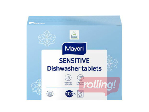 Tabletes trauku mazgājamai mašīnai Mayeri, Sensitive, 100 gab.