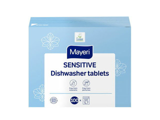 Таблетки для посудомоечной машины Mayeri, Sensitive, 100шт.