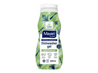 Гель для посудомоечной машины Mayeri, Lemongrass, гипоаллергенный, 600ml