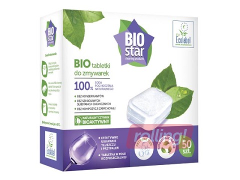 Tablets for the dishwasher, BIOstar, 50 pcs.