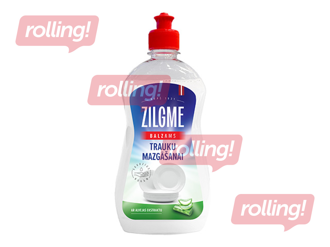 Dishwashing liquid balm Zilgme, with aloe extract, 450ml