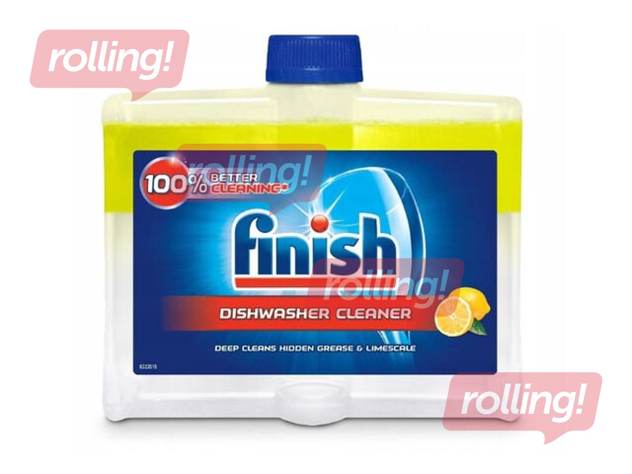 Trauku mazgājamās mašīnas tīrīšanas līdzeklis Finish, lemon, 250ml