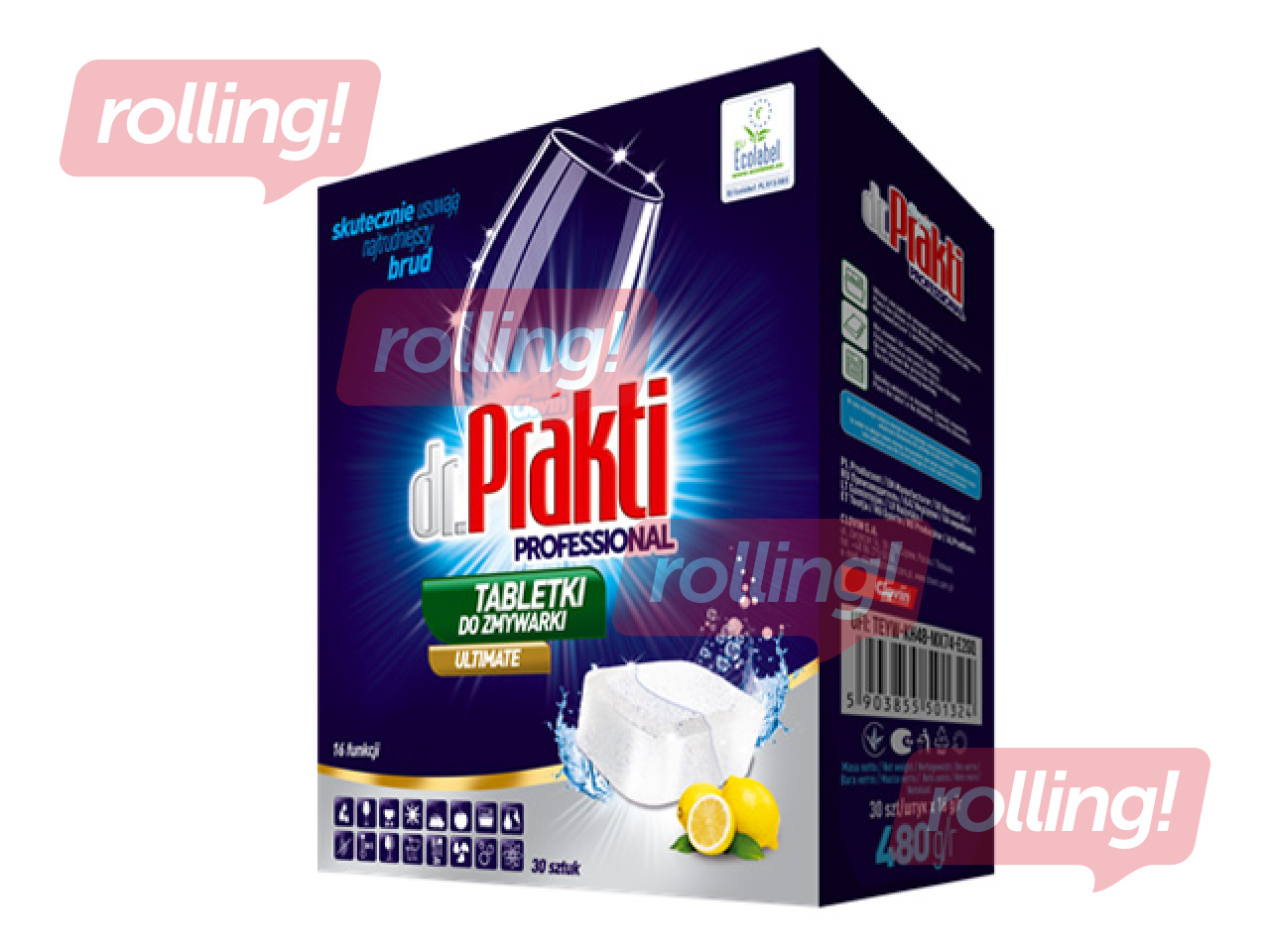 Таблетки для посудомоечной машины Dr.Prakti, Ultimate, 30шт