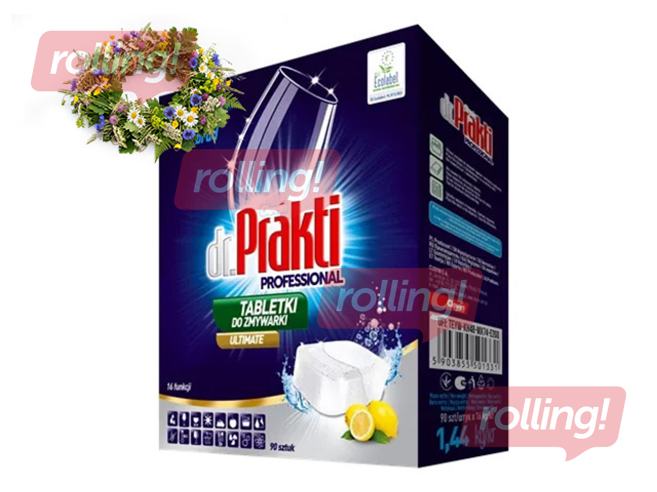 Tabletes trauku mazgājamai mašīnai Dr.Prakti, Ultimate, 90 gab. +Līgo dāvana!