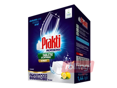 Таблетки для посудомоечной машины Dr.Prakti, Ultimate, 90шт