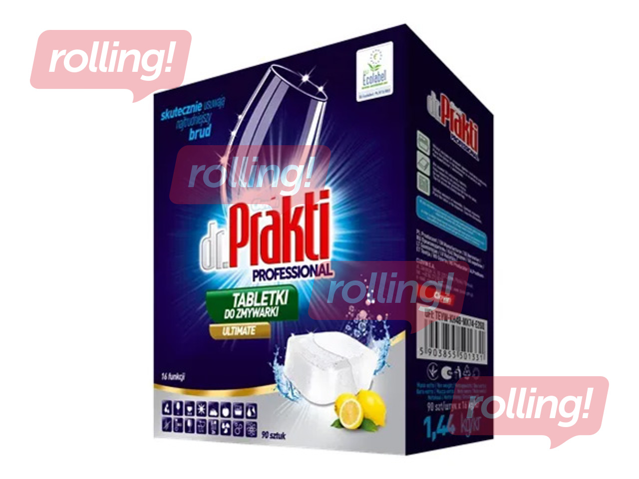 Таблетки для посудомоечной машины Dr.Prakti, Ultimate, 90шт