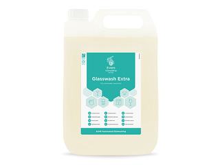 Средство для посудомоечных машин Evans Vanodine Glasswash Extra, для стаканов, 5л