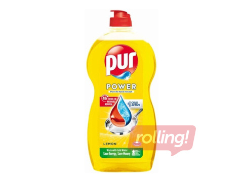 Dishwashing liquid Pur, 1200ml, Power Lemon