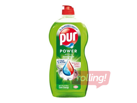 Trauku mazgāšanas līdzeklis Pur, 1200ml, Power Apple