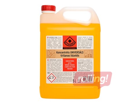 Tīrīšanas līdzeklis Kvadro, koncentrēts, universāls, 5l