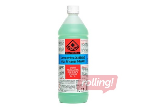 Sanitāro telpu tīrīšanas līdzeklis Kvadro, koncentrēts, 1l