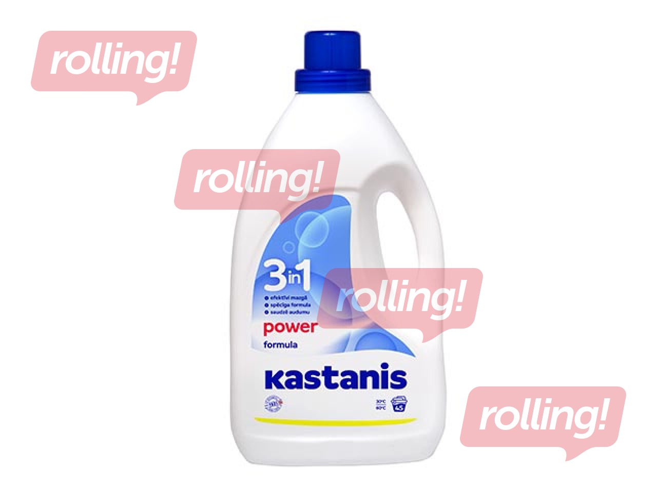 Veļas mazgāšanas līdzeklis Kastanis 3in1 Power formula, Ocean, 1.8l