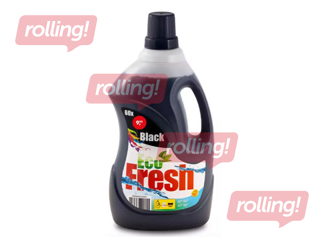 Veļas mazgāšanas līdzeklis Eco Fresh, melnai veļai, 3l