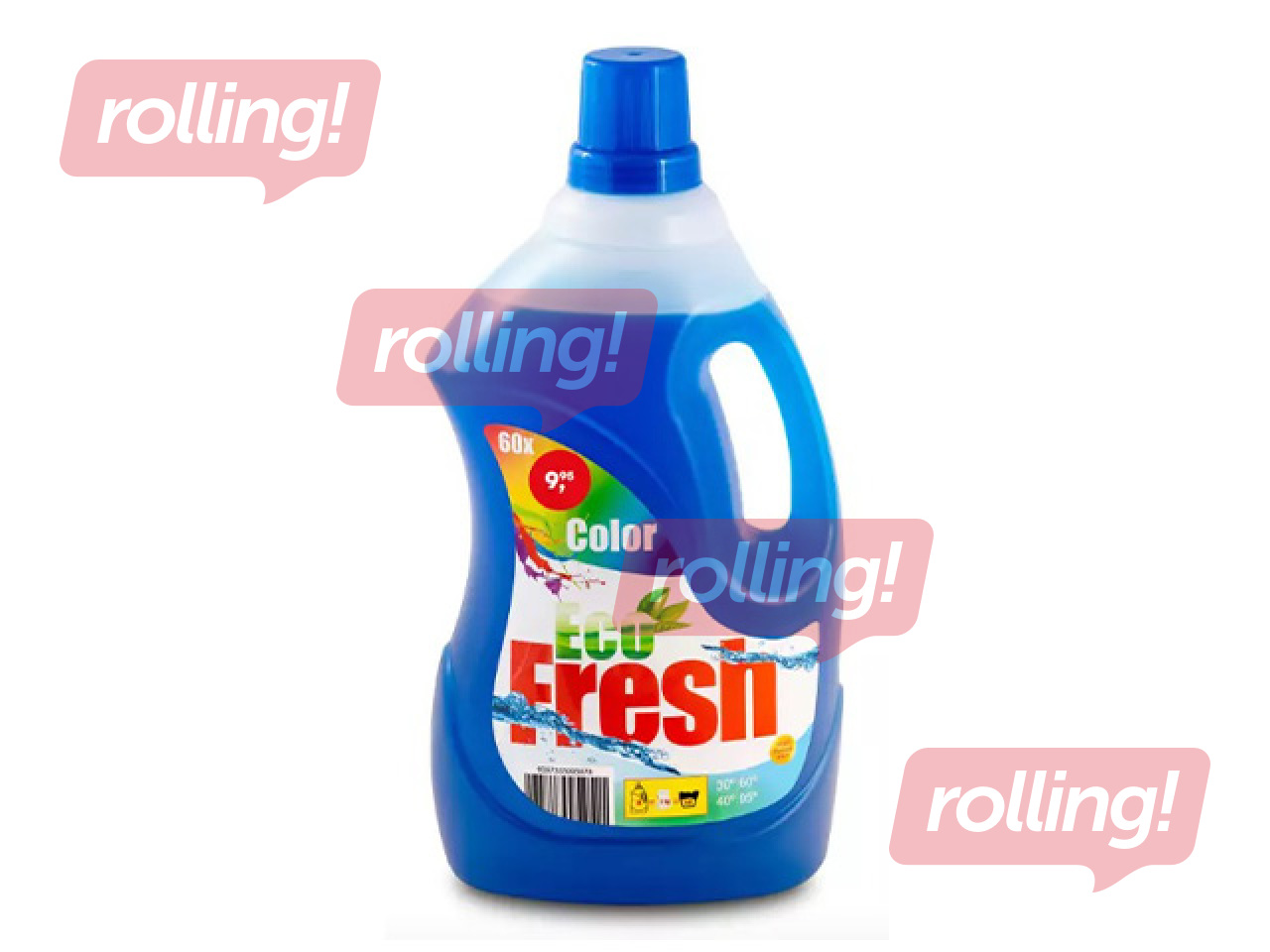 Veļas mazgāšanas līdzeklis Eco Fresh, krāsainai veļai, 3l