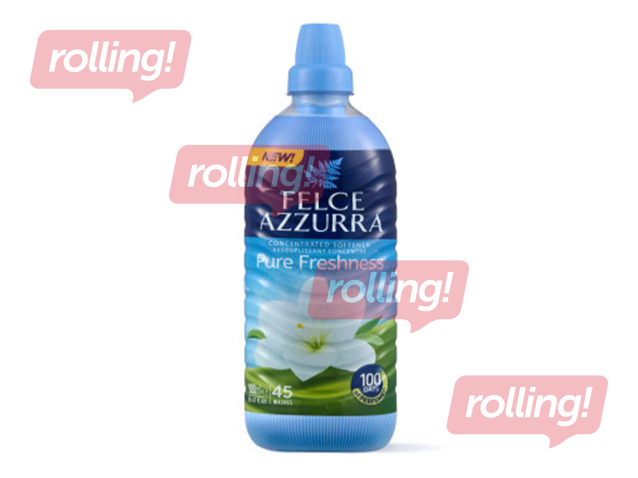 Veļas mīkstinātājs Felce Azzurra Tīrs svaigums, koncentrāts, 900ml