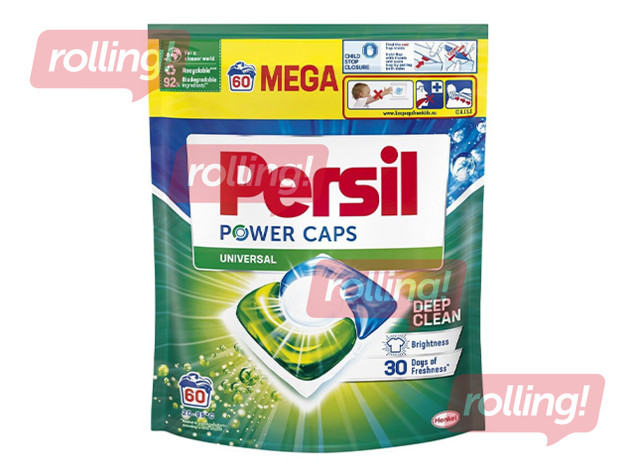 Капсулы для стирки Persil Power Caps Universal, 60 шт.