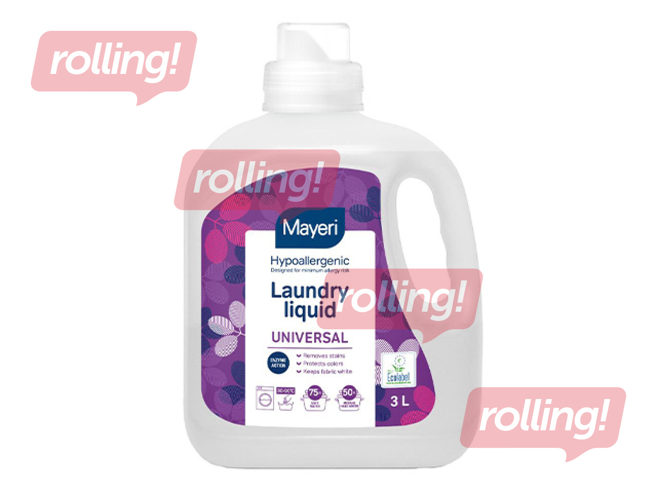 Veļas mazgāšanas līdzeklis Mayeri, Universal, hipoalerģisks, 3l