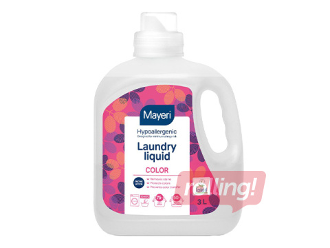 Laundry detergent Mayeri Color, hypoallergenic, 3l
