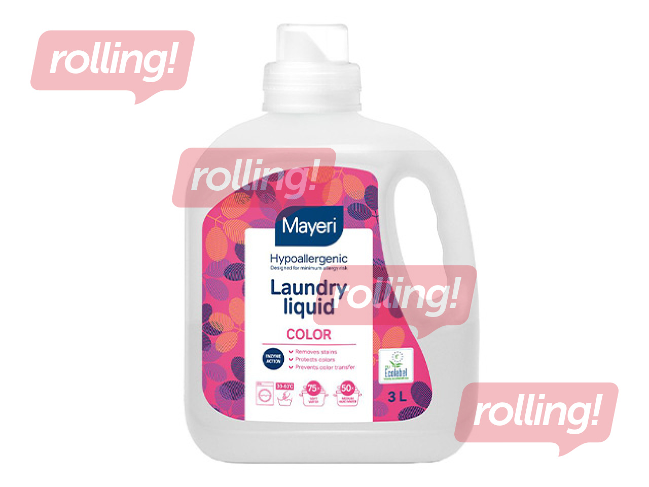 Veļas mazgāšanas līdzeklis Mayeri, Color, hipoalerģisks, 3l