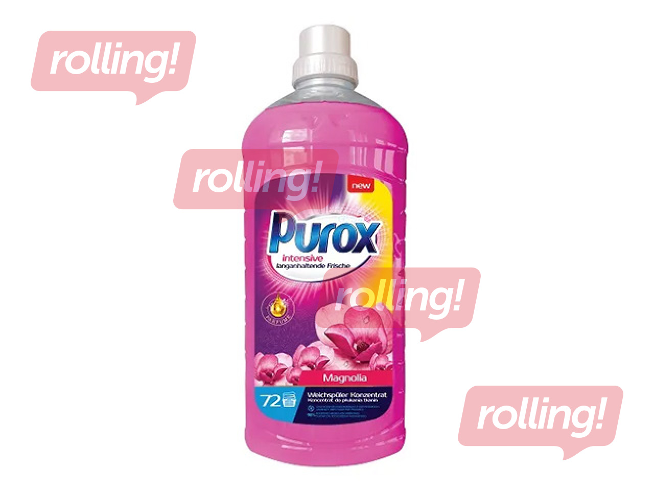 Veļas mīkstinātājs Purox, Pink Magnolia, koncentrāts, 1.8l
