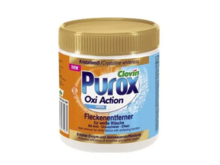 Пятновыводящий порошок Purox, Oxi Action, для белого белья, 750г
