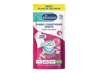 Veļas mīkstinātāja loksnes Dr.Beckmann, Magic Leaves, Floral Fresh, 14 gab.