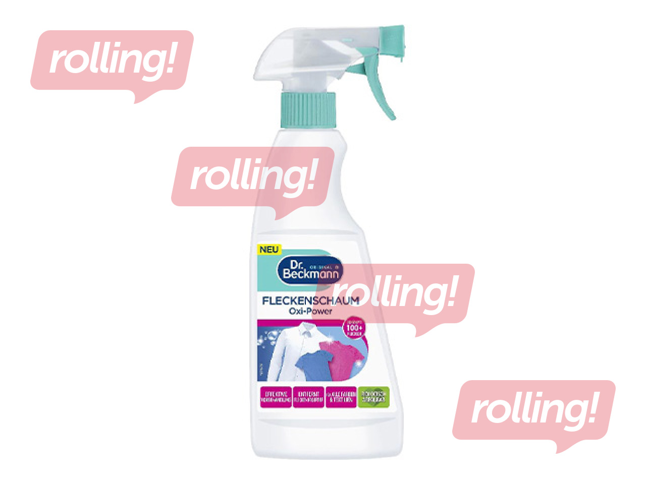 Traipu tīrīšanas līdzeklis Dr.Beckmann Oxi-Power, ar izsmidzinātāju, 500ml