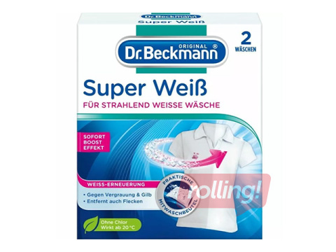 Bleaching agent Dr.Beckmann Super White, 2×40g