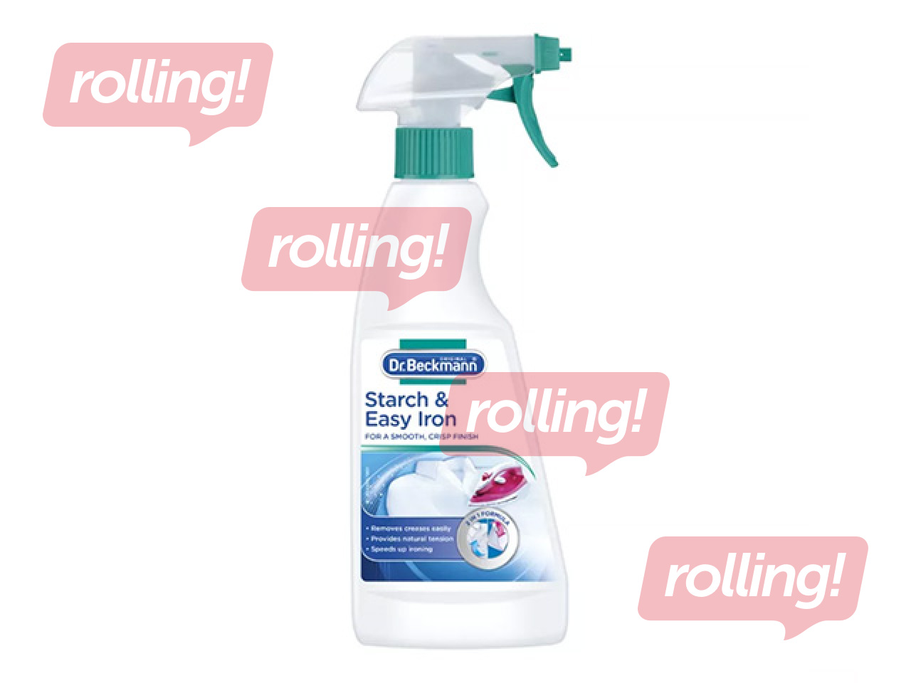 Apģērbu cietināšanas un gludināšanas līdzeklis Dr.Beckmann, ar izsmidzinātāju, 500ml