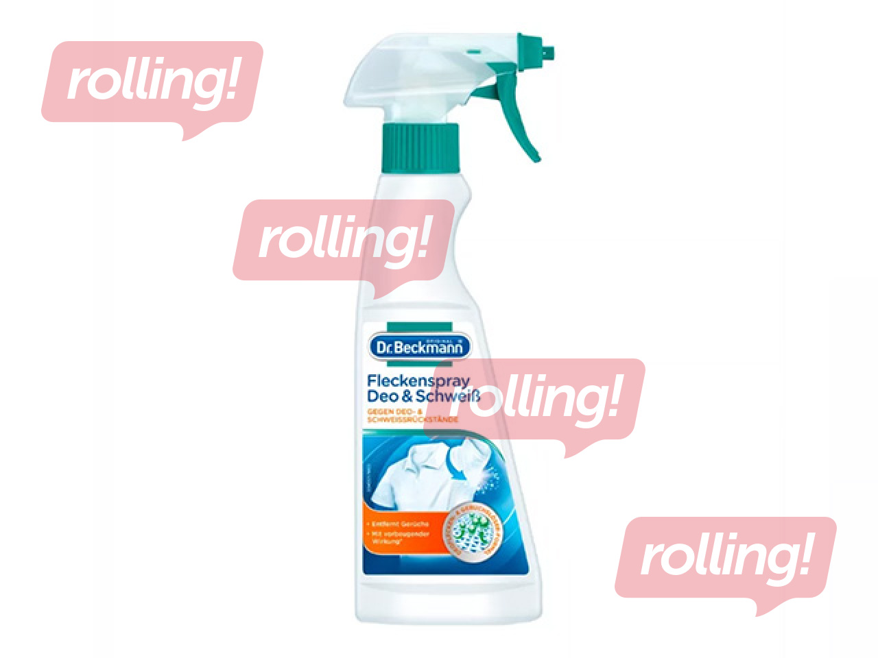 Traipu tīrīšanas līdzeklis Dr.Beckmann, dezodorantu un sviedru traipiem, ar izsmidzinātāju, 250ml