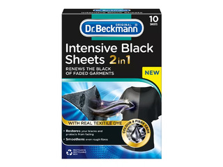 Krāsu atjaunojošas lupatiņas Dr.Beckmann, melniem audumiem, 6 gab.