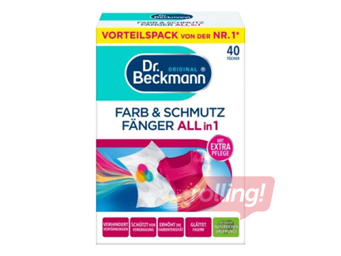 Värvi ja mustusekogujad lapid Dr. Beckmann, 40 tk.