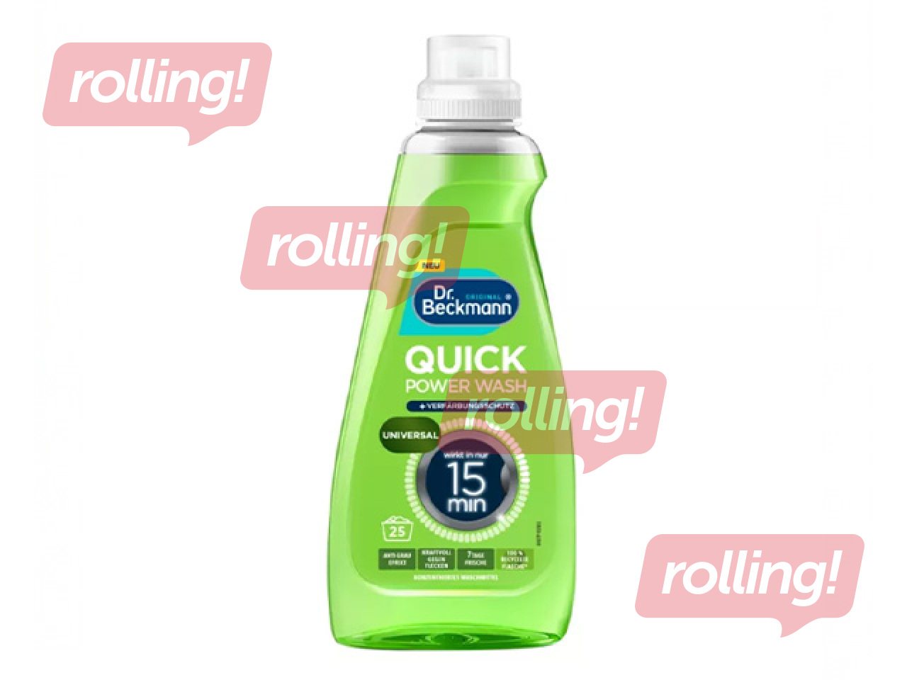 Veļas mazgāšanas līdzeklis Dr. Beckmann Quick Power Wash, Universal, 800ml