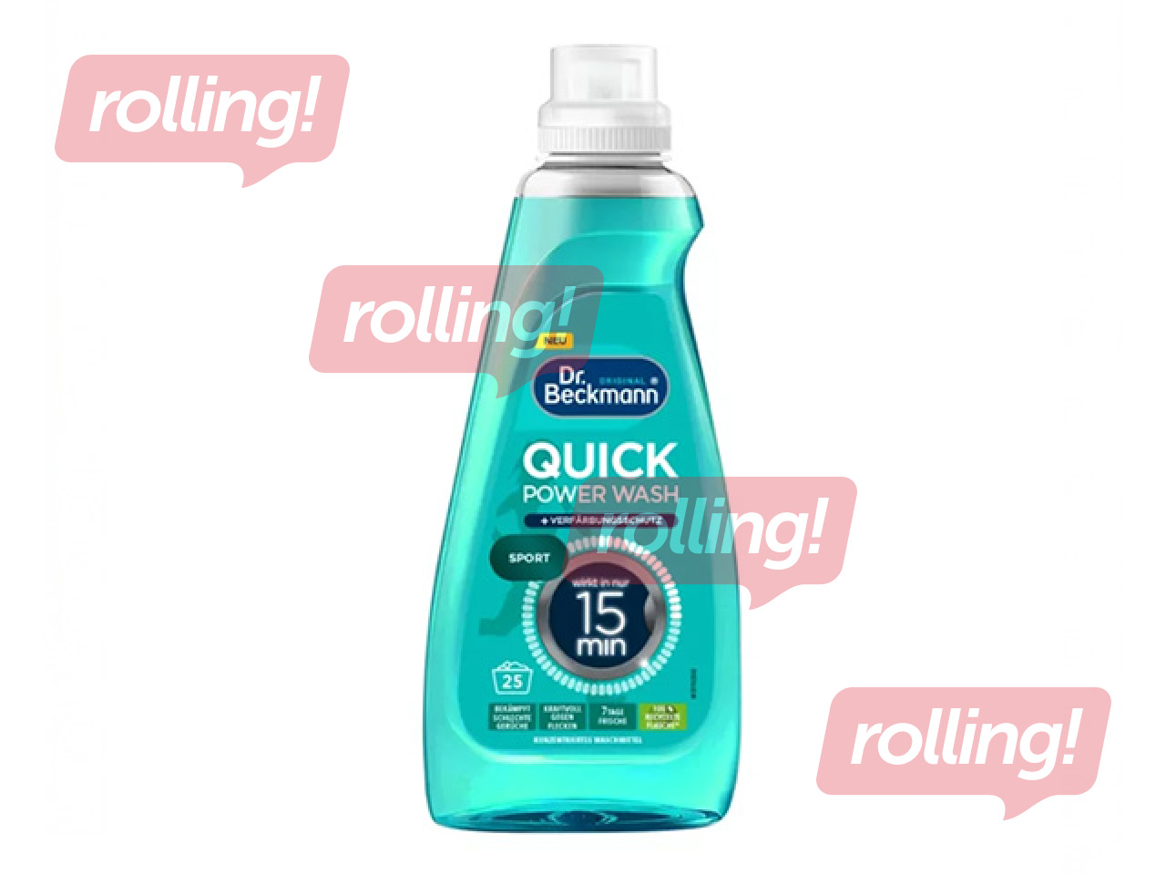 Средство для стирки Dr. Beckmann Quick Power Wash, Odour Protect, Sport, 800мл