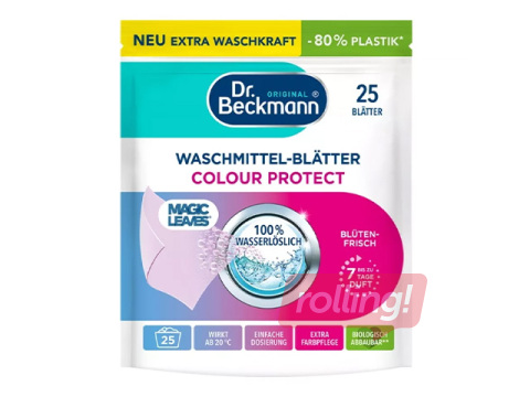Листы для стирки Dr. Beckmann Magic Leaves, Fresh Blossom, 25 шт.