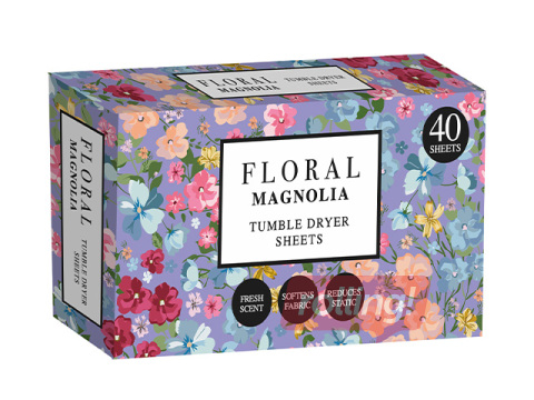 Salvetes Floral Range, Magnolia, veļas žāvēšanas mašīnām, 40 gab.