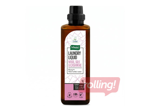 Veļas mazgāšanas līdzeklis Mayeri Organic Peonija, vilnai un zīdam, 1l
