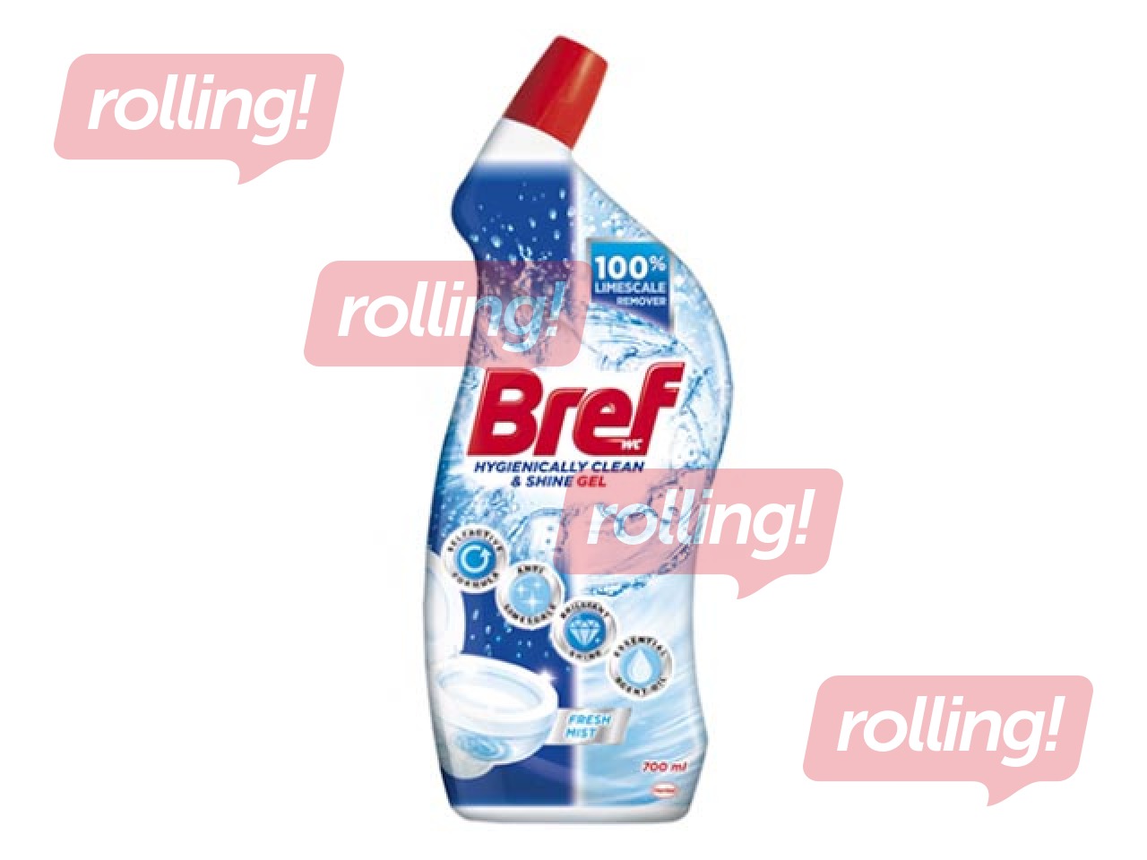 Tualetes tīrīšanas līdzeklis Bref Fesh Mist, 700ml