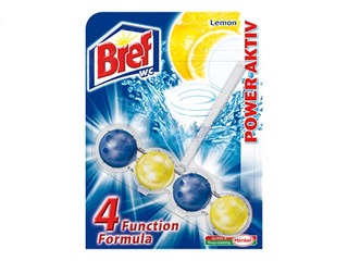 Toilet block Bref Power Actv Lemon, 50 g