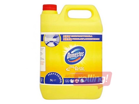 Tīrīšanas līdzeklis Domestos Professional Citrus Fresh, dezinficējošs, 5l 