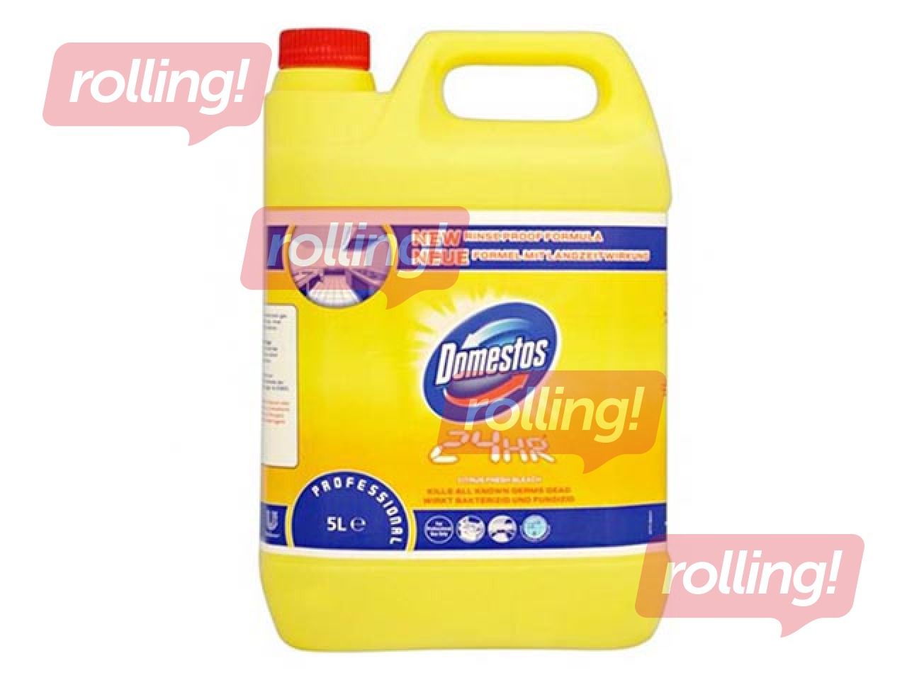 Tīrīšanas līdzeklis Domestos Professional Citrus Fresh, dezinficējošs, 5l 